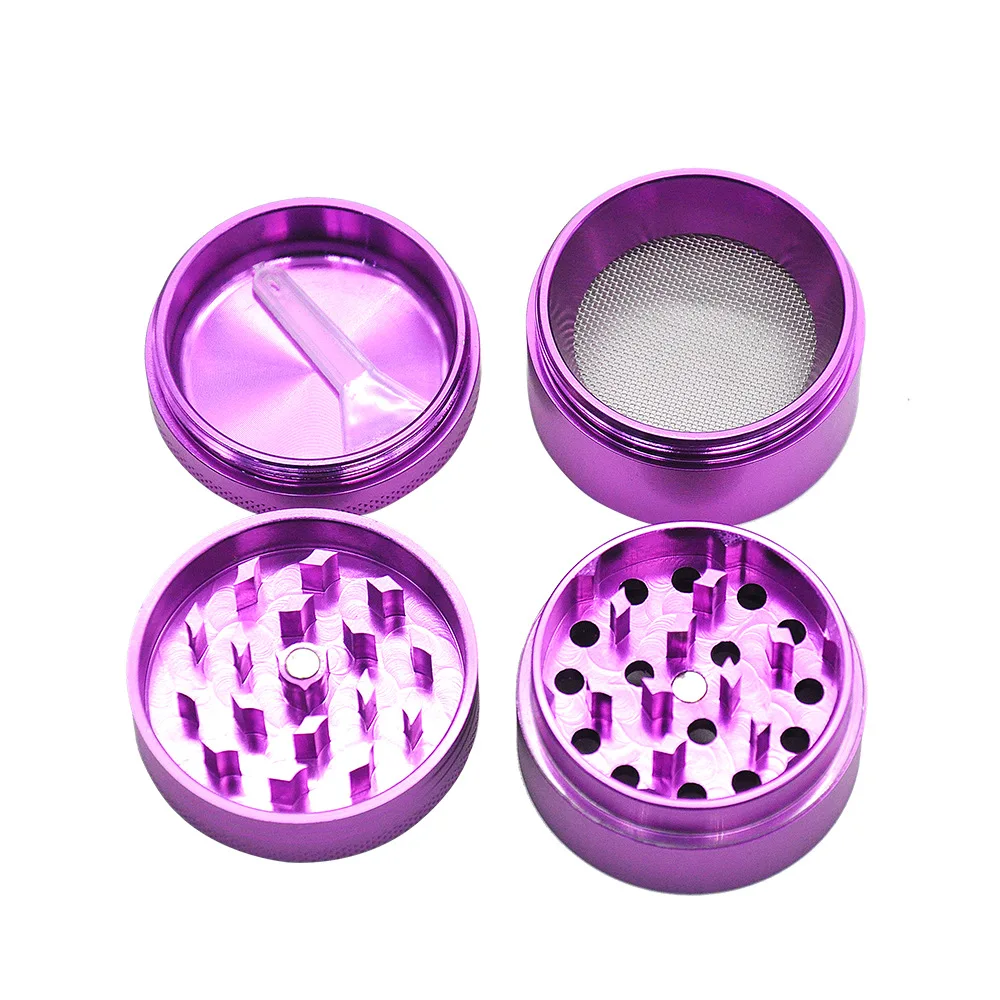 Измельчитель для табака 4-х слойная дробилка трав и специй 40 мм | Дом сад