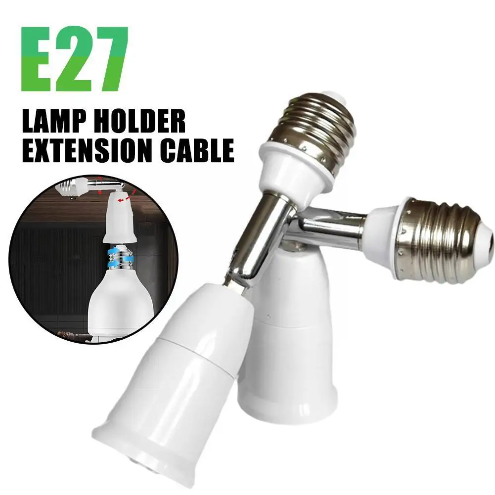 

E27 To E27 Led Halogen Cfl Bulb Lamp Adapter Led Halogen Adapter Converters Light Bulb Extension Holder Lamp Cfl S3z8