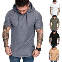 2022 mens quick dry crossfit bodybuilding t shirt fitness training sport t shirt workout top running tshirt hoodie gym clothing