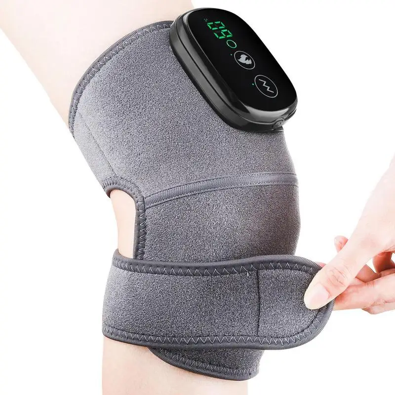 

Electric Massage Wormwood Heating Relieve Knee Pads Hurt Relief Support Brace Joint Injury Recovery Rehabilitation For Hurt Leg