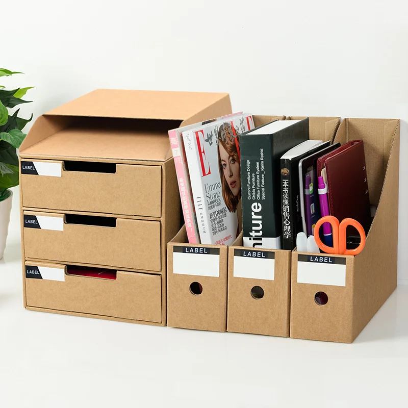 Органайзер для документов из крафт-бумаги дома и офиса |