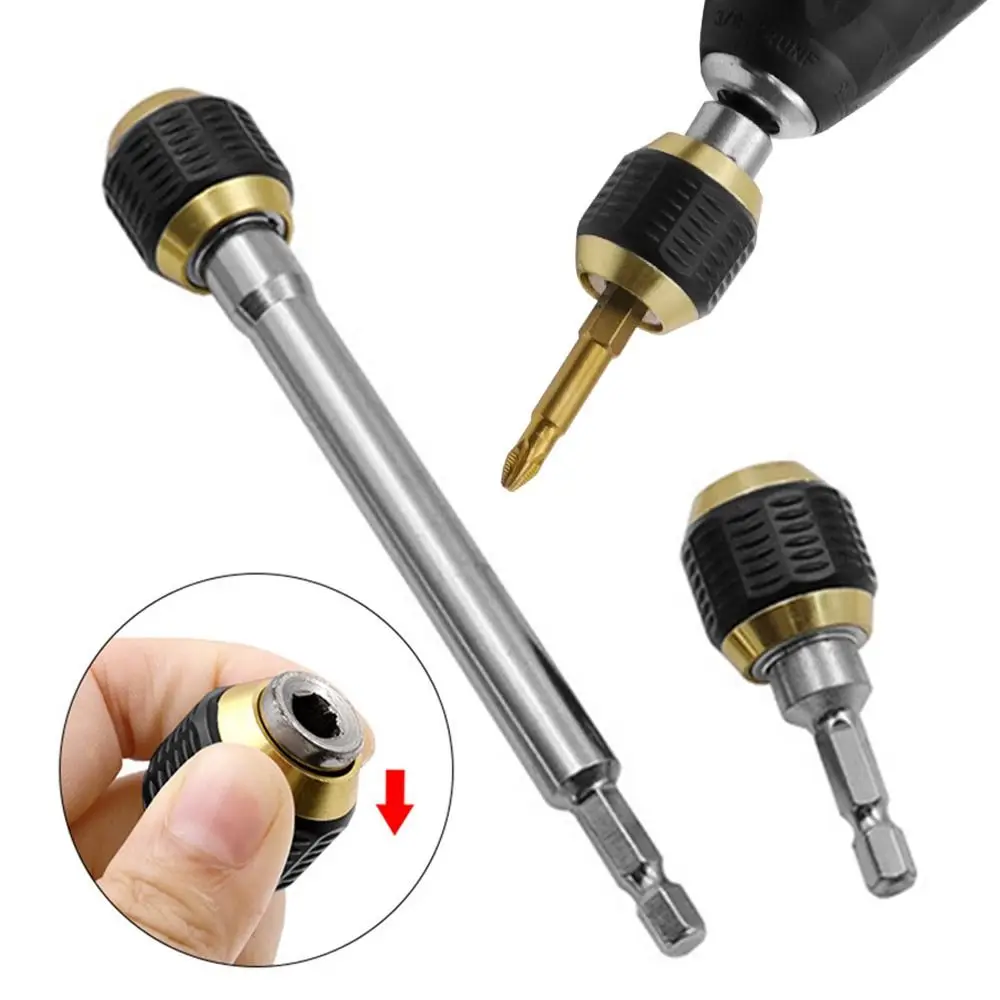 

Hexagonal Handle Drill Bit Quick-release Coupling Power Tool Accessories Drill Adapters Electric Drill Driver Extension