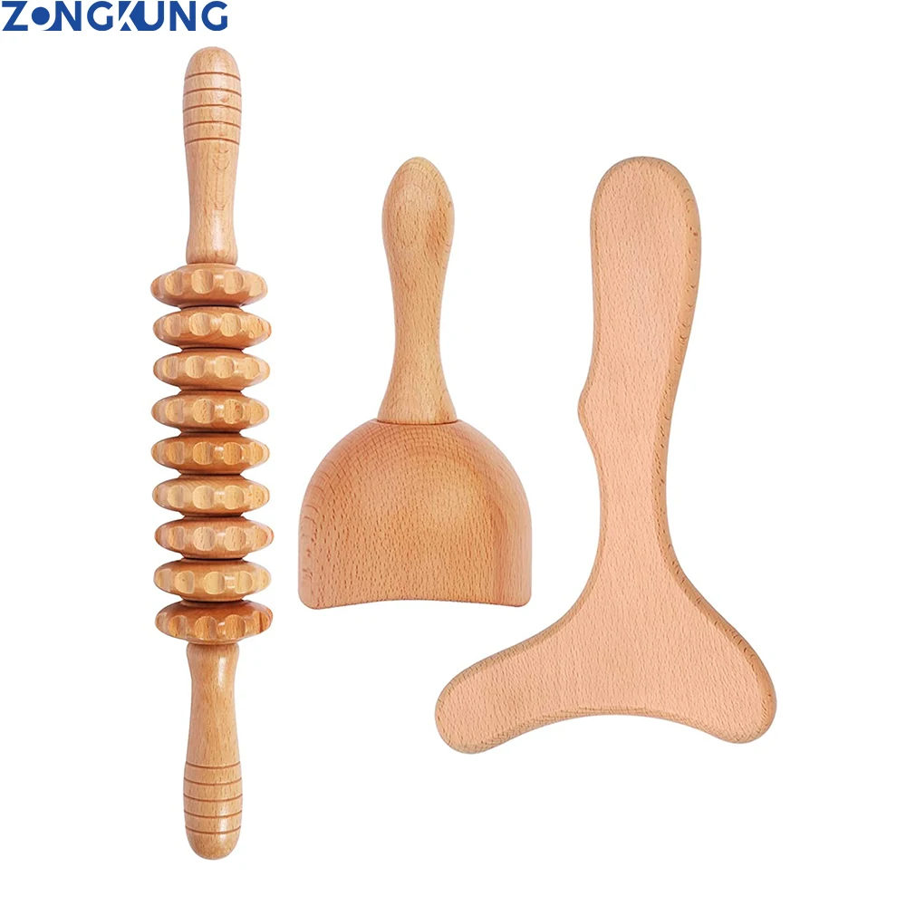 

Wood Therapy Massage Tools Lymphatic Drainage Massager Body Sculpting Tools for Maderoterapia,Anti-Cellulite,Body Contouring