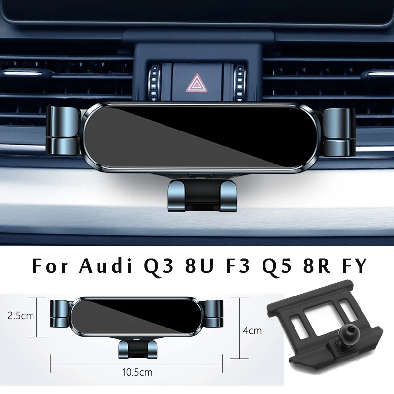 

Adjustable Car Phone Mount Holder For Audi Q3 8U F3 Q5 8R FY Car Interior Accessories