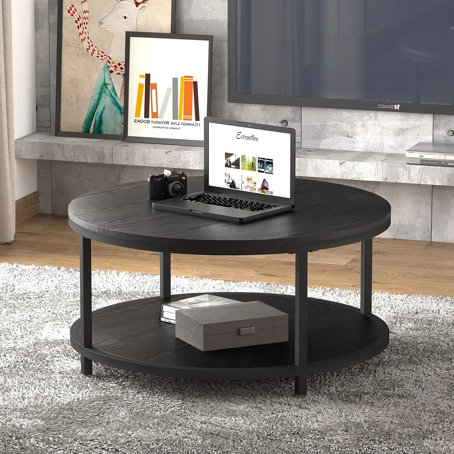 Современный дизайн для гостиной 36-дюймовый круглый журнальный столик