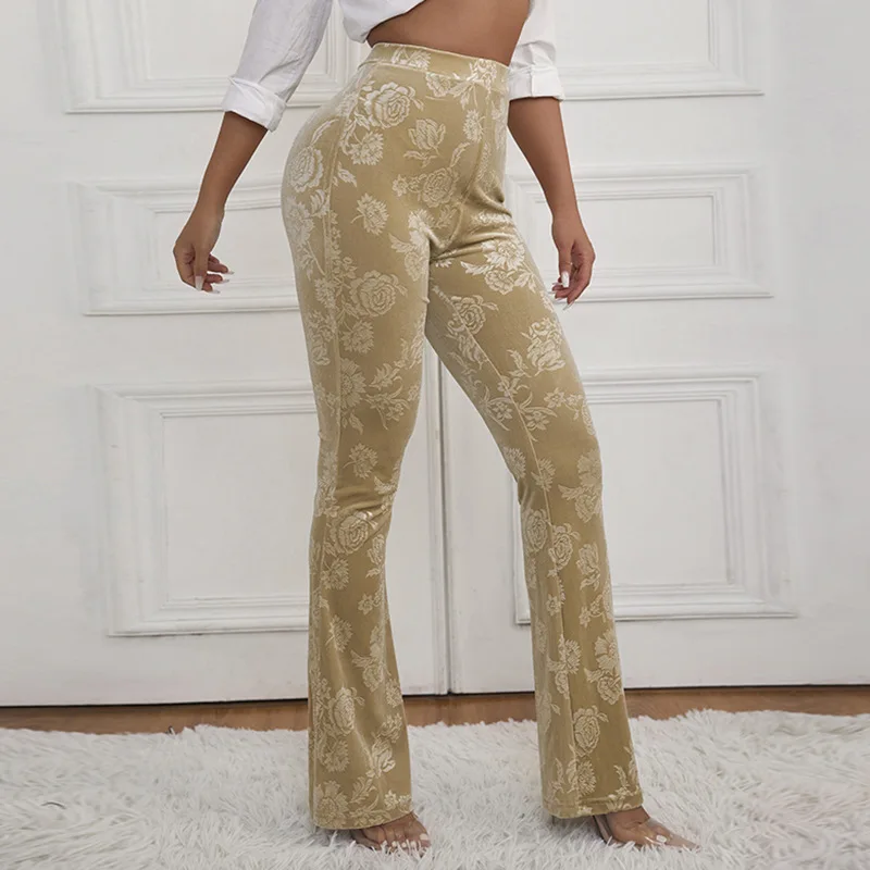 

Брюки-клеш Женские с высокой талией, на весну и лето