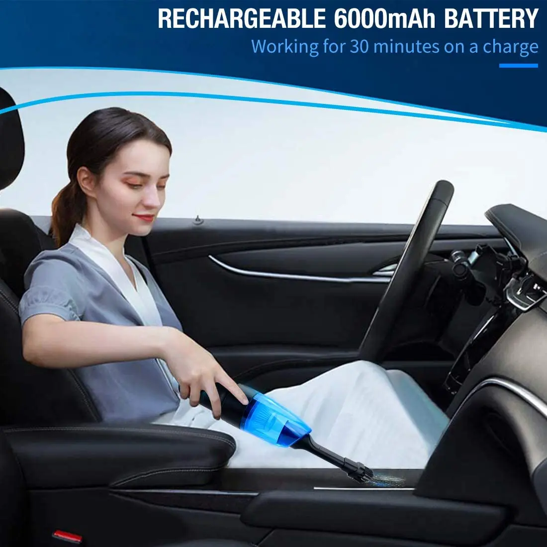 upgraded cordless electric compressed air duster blower vacuum 2 in 1replaces canned air spray cleaner for computer keyboard free global shipping