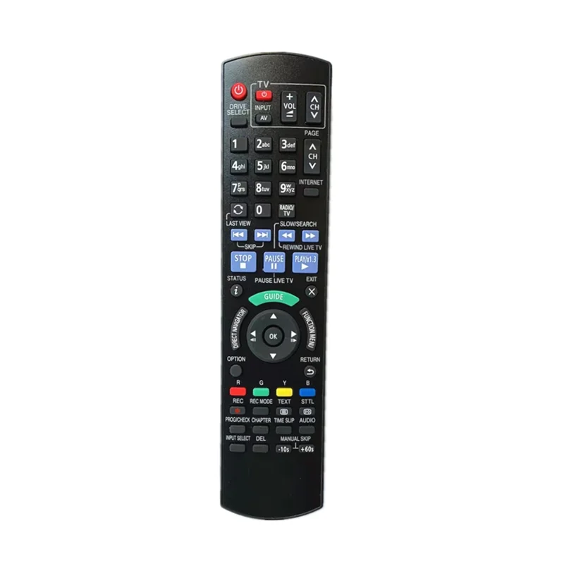 

Remote Control N2QAYB000980 Replacement for Blu-Ray Disc DVD Player HDD Recorder N2QAYB000611 N2QAYB000755