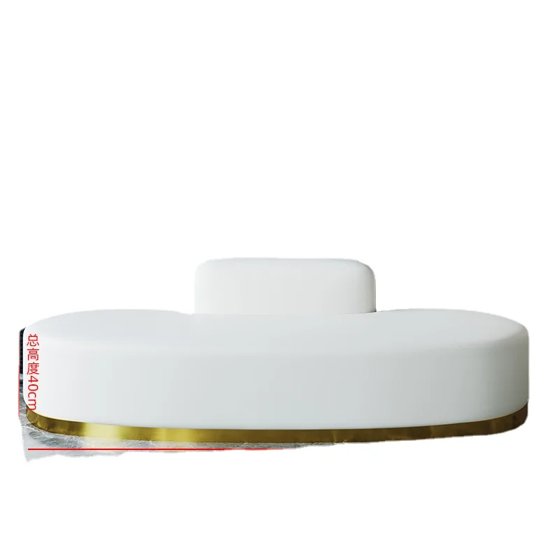 

YY Beauty Salon Sofa Rest Area Reception Light Luxury Arc Simple European