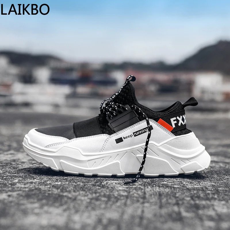 

Женские стильные кроссовки для бега, дышащие кроссовки на толстой подошве, большой размер 39-47, 2019