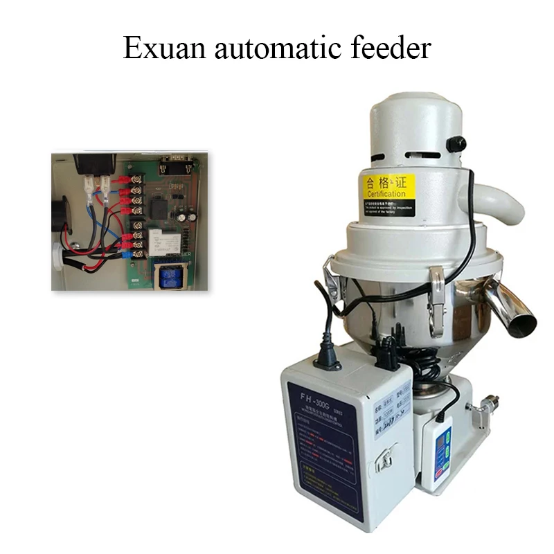 

220V Hopper Loader Auto Feeder Automatic Plastic Particle Vacuum Feeding Machine 300KG/H 7.5L for Injection Molding Machine