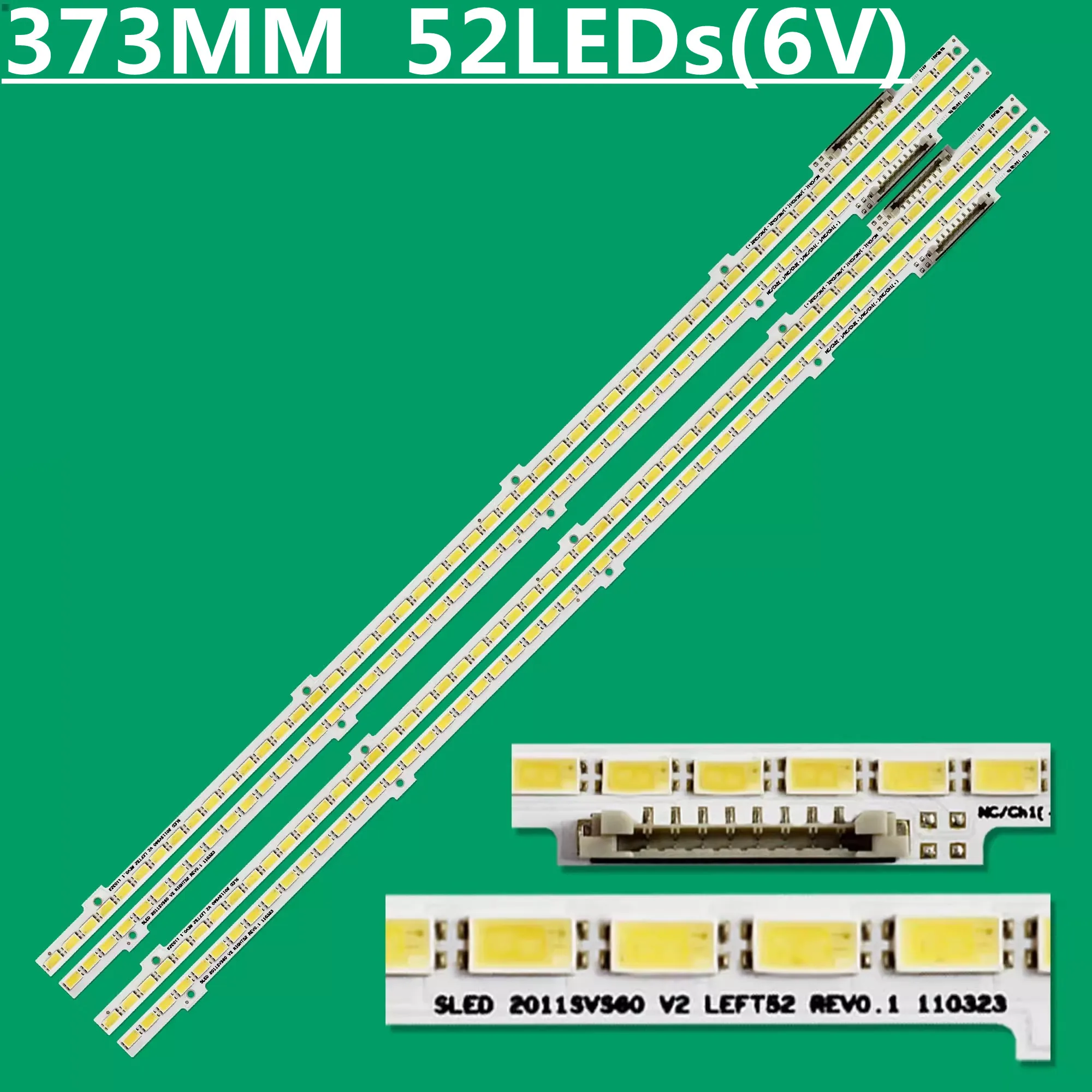 Светодиодная лента подсветки SLED 2011SVS60 V2 LEFT52RIGHT52 0 BN64-01790A BN64-01808A для UA60D6600 UN60D6500 UE60D6505 UE60D6500 (art.: 3920da07f5e8c) - 3920da07f5e8c