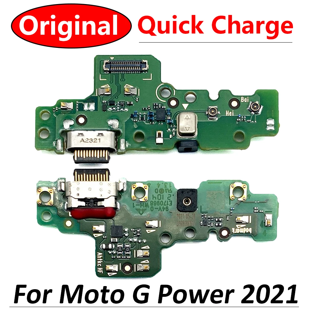 

100% оригинал для Motorola Moto G Power 2021 USB зарядный порт микрофон док-станция Соединительная плата гибкий кабель