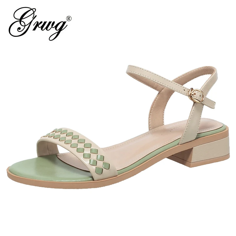 

2022 Summer Woman Sandals New Style Ladies Sandals Low Heel Casual Women Shoes Fashion New Shoes For Femme