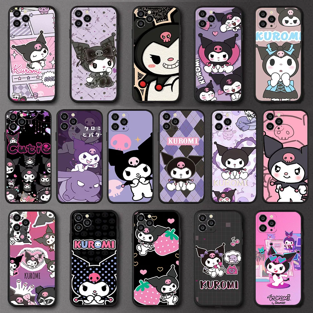 HM-30 Kuromi Silicone чехол для Realme 2 3 3i 5 5i 6 6S 6i 7 7i Pro