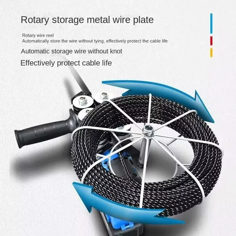 Фото Многофункциональный электрический инструмент GlobalMega Store 110В/220В для скрытой прокладки и протяжки проводов с литиевой батареей, полностью автоматический №4