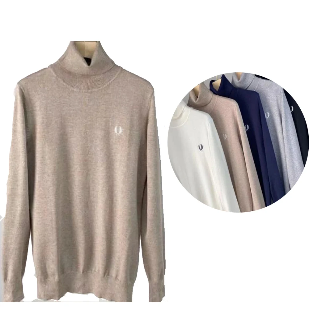 

Мужской свитер с вышивкой пшеницы, из хлопка Макао