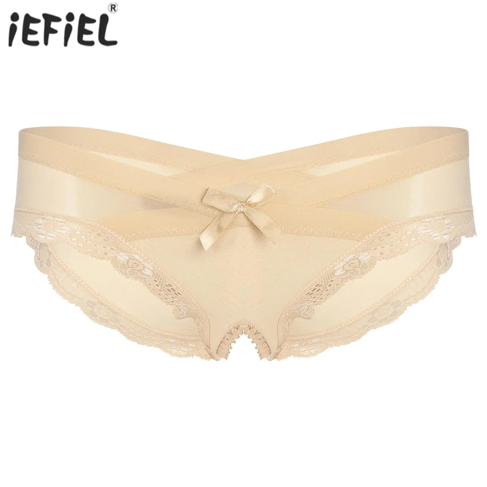 

Мужские трусы с низкой посадкой, синие дышащие трусы в сетку, с кружевной отделкой