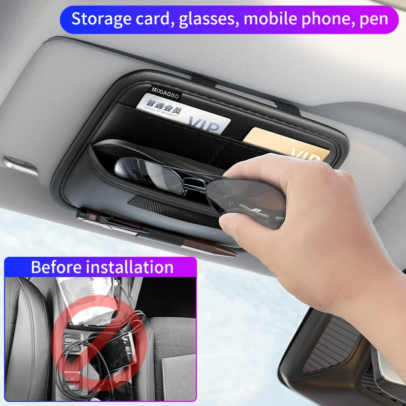 Универсальный козырек для Skoda 2003-2025 футляр очков kodiaq Karoq Octavia ENYAQ iV Superb VISION RS Rapid Fabia