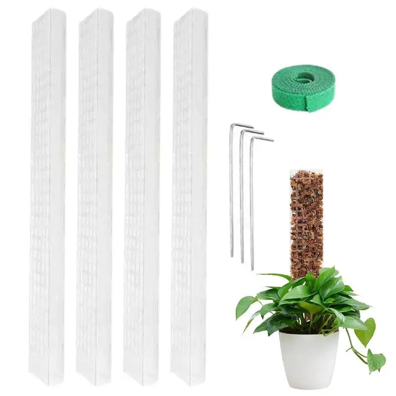

Растения Monstera Clear Moss Pole, плоская поверхность, стабильный глубокий столб для Monstera Pothos Money Plant, комнатное альпинистское растение