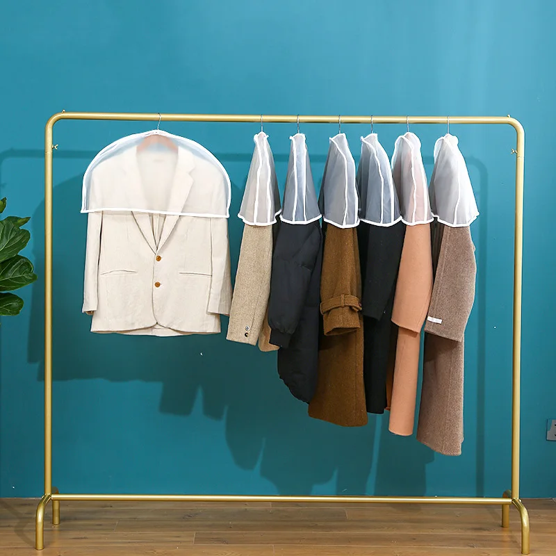 

5pcs Clothing Dust Cover Can Be Re-cleaned Skirt Suit Jacket Protector Wardrobe Cloth Waterproof Dust Hanging Clothes Organizer