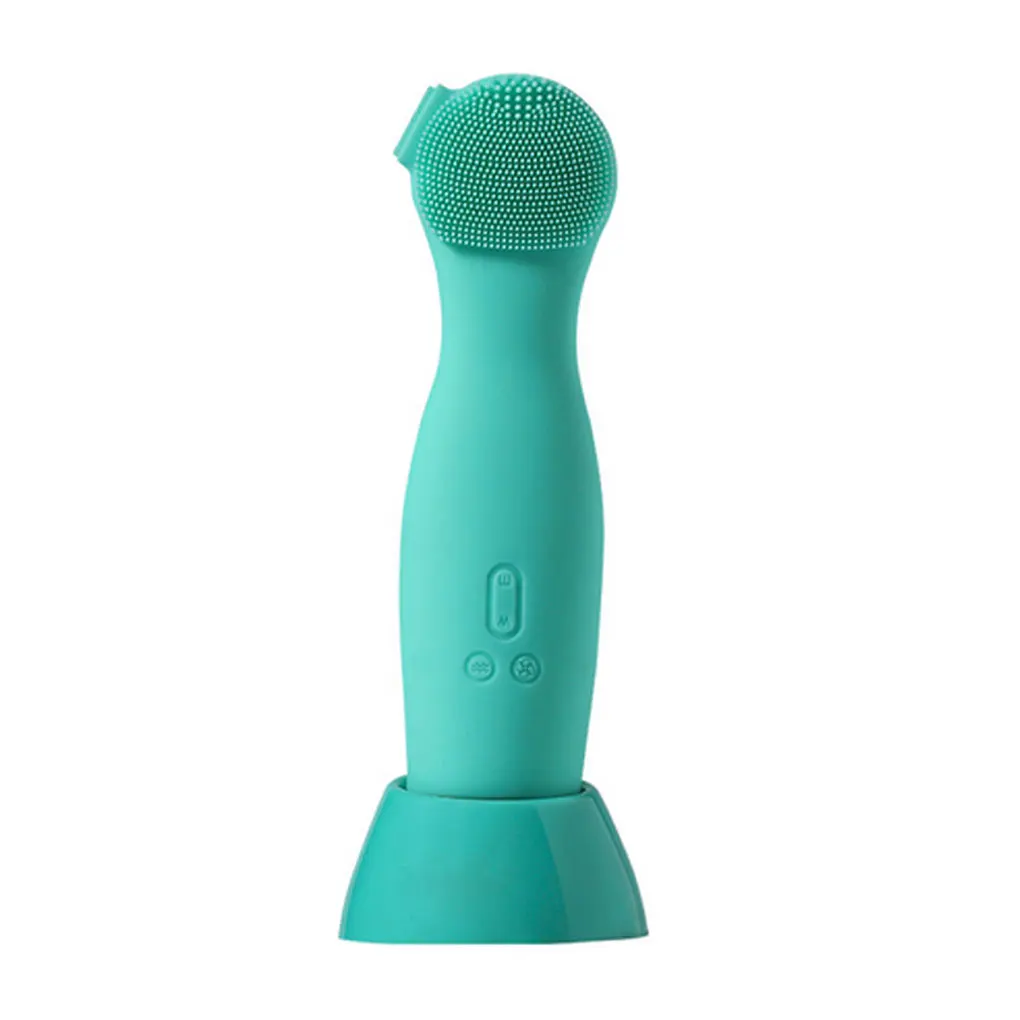 

Female Cleansing Brush Facial Wiper Silicone 360 Rotating Gentle Exfoliation Rechargeable Blackhead Remover Type