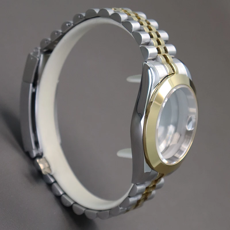 Роскошные золотые часы 36 мм 40 ремешок для часов Seiko NH35 NH36 Miyota 8215 циферблат 28 5