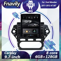 fnavily 9 7 android 10 car radio for ford mondeo video navigation dvd player car stereos audio gps dsp bt 4g wifi 2011 2012
