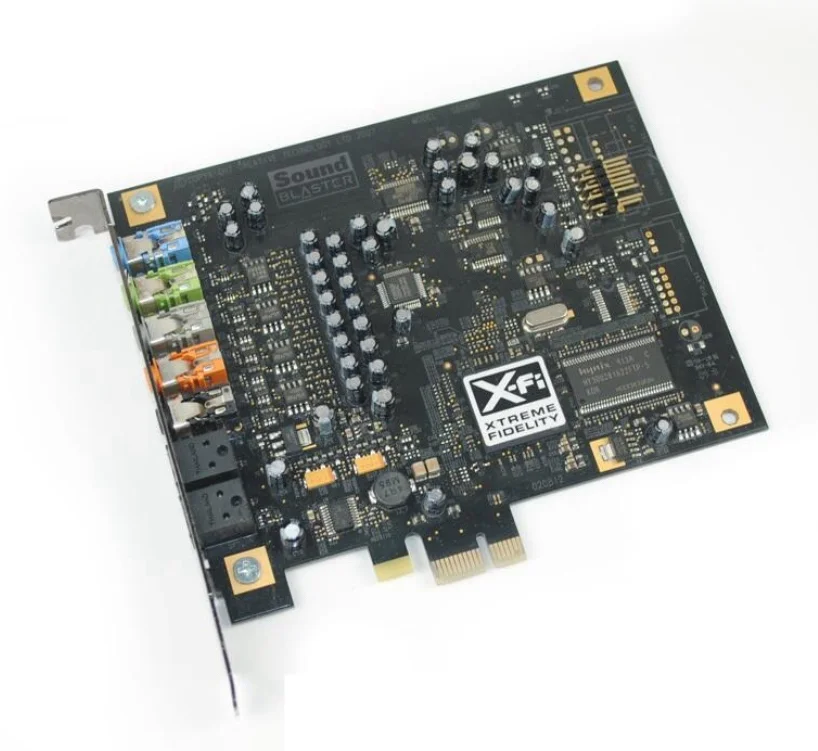 Звуковая карта SB0880 X-Fi титановая плата 7 1 игровая звуковая PCI-E