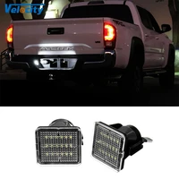 2pcs special no error canbus car led number license plate light for toyota tacoma 2016 2020 tundra 2014 2019 auto accessories