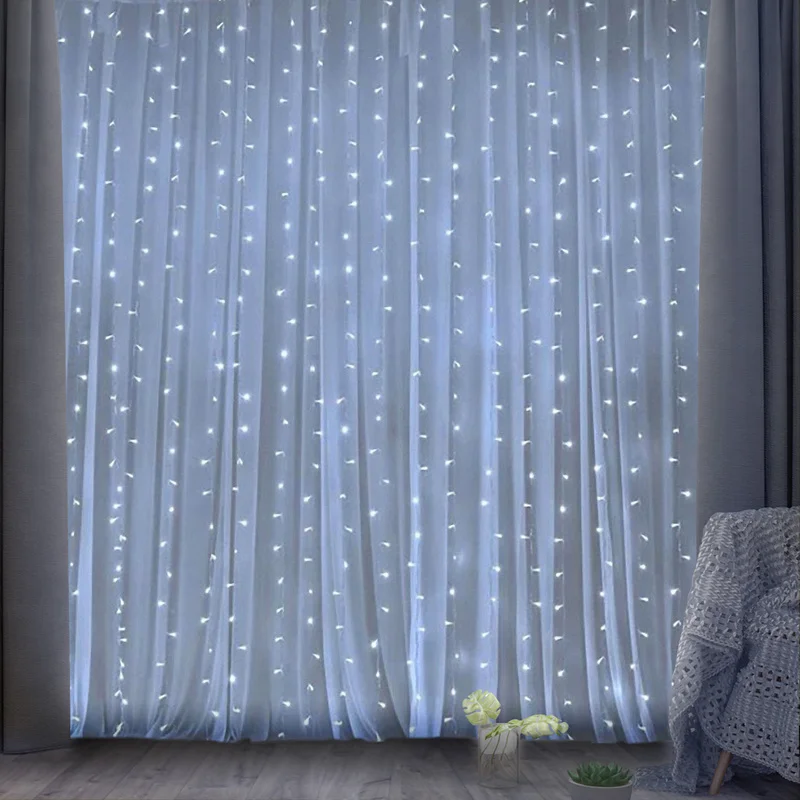 СВЕТОДИОДНАЯ Гирлянда-занавес на окно 3 м