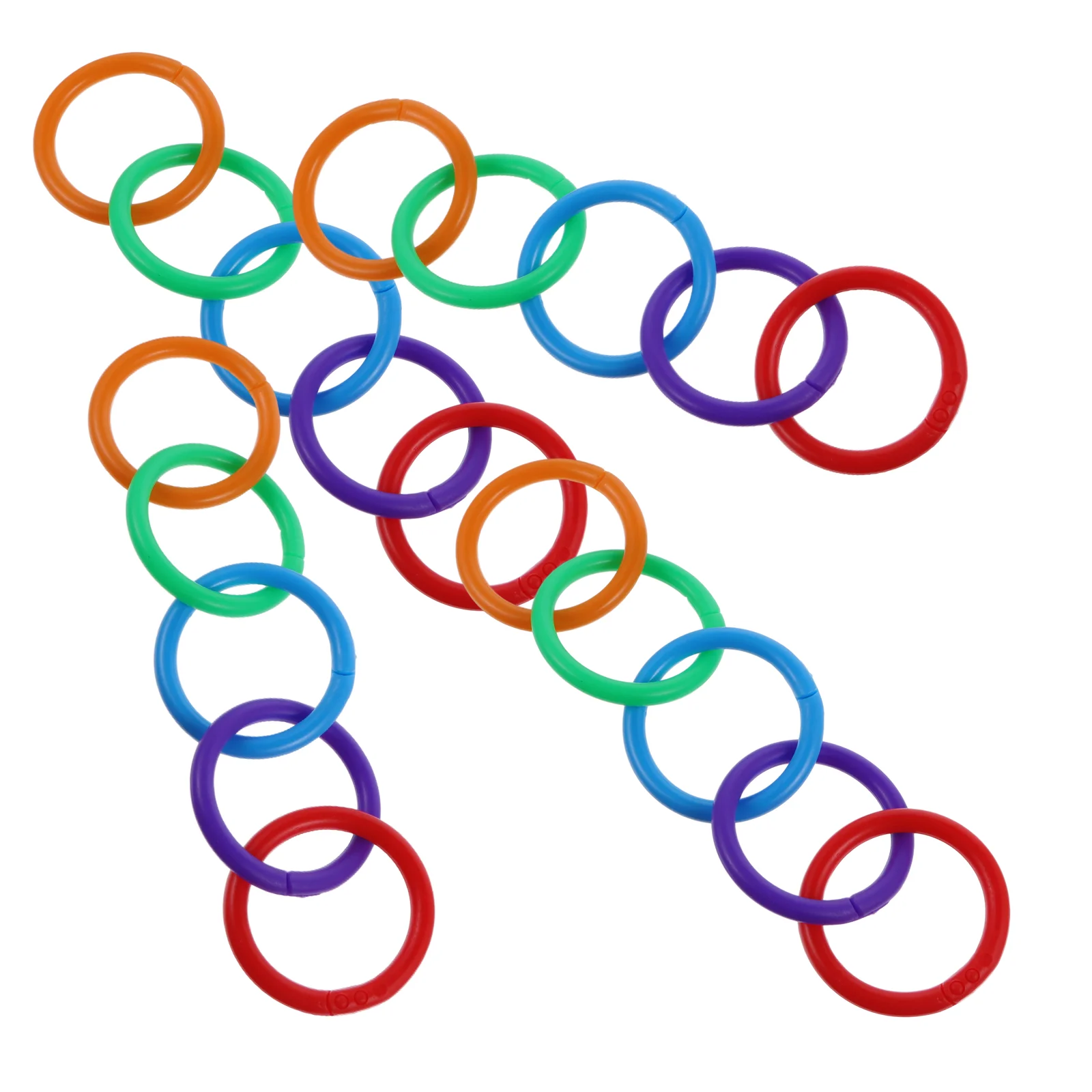 100 шт. цветные кольца брелки бумага для тетрадей карт брелок документов
