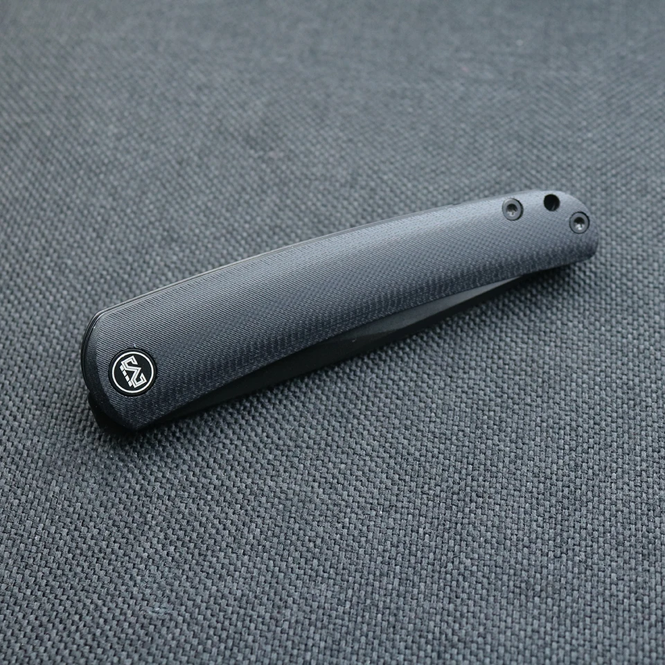 Miguron ножи Akri передний Флиппер карманный складной нож 3 5 &quotчерный PVD 14C28N лезвие G10