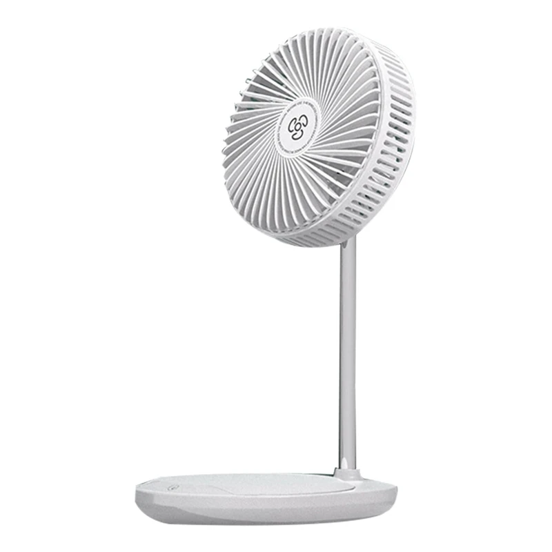 

Mobile Phone Wireless Charging Desktop Fan USB Charging Mini Fan Desk Fan Home Office Electric 3-Speed Adjustment