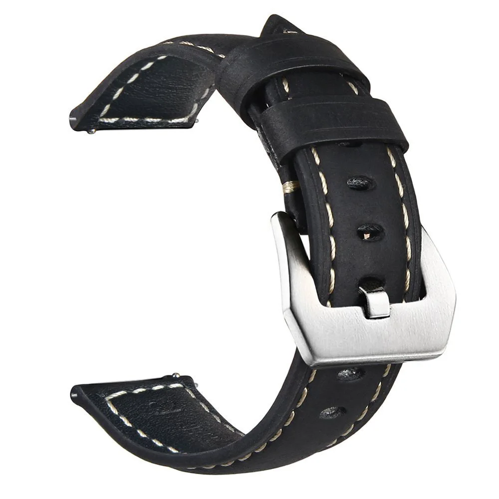 Quick Release Leather Watch Strap For Panerai Pam111/441 Cowhide Genuine Leather 22mm 24mm 26mm Crazy Horse Watch Band