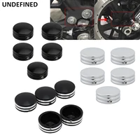 motorcycle rear sprocket bolt cover kit black flat cap for harley sportster xl softail fatboy breakout 93 2017 touring road king