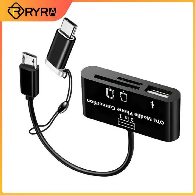 

RYRA Card Reader Micro USB Type C Multi-function TF/SD/U Disk/mobile Phone Camera Type-C OTG Universal Expansion Card Reader