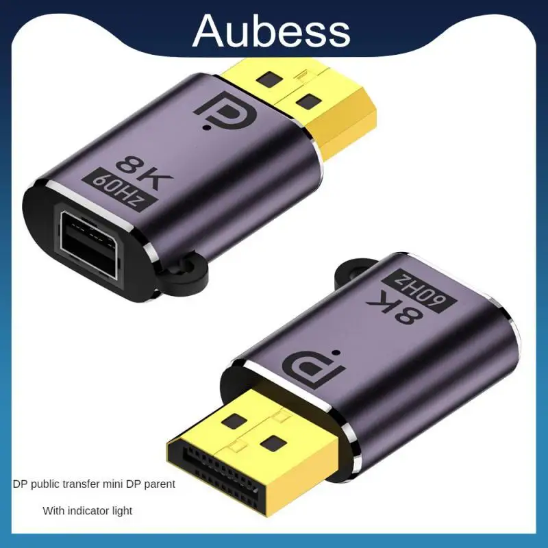 

Portable 32gbps Displayport Adapter Bi-directional Mini Adapter 60hz Dp To Mini Dpz Adapter Computer Accessories Universal 8k