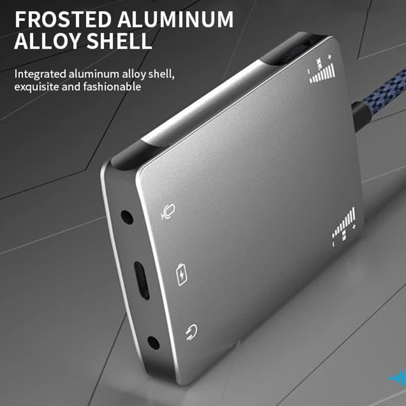 USB C Live Sound Card Speaker 3.5mm Audio Interface Adapter For Iphone Huawei Samsung Headphone High Quality Live Converter