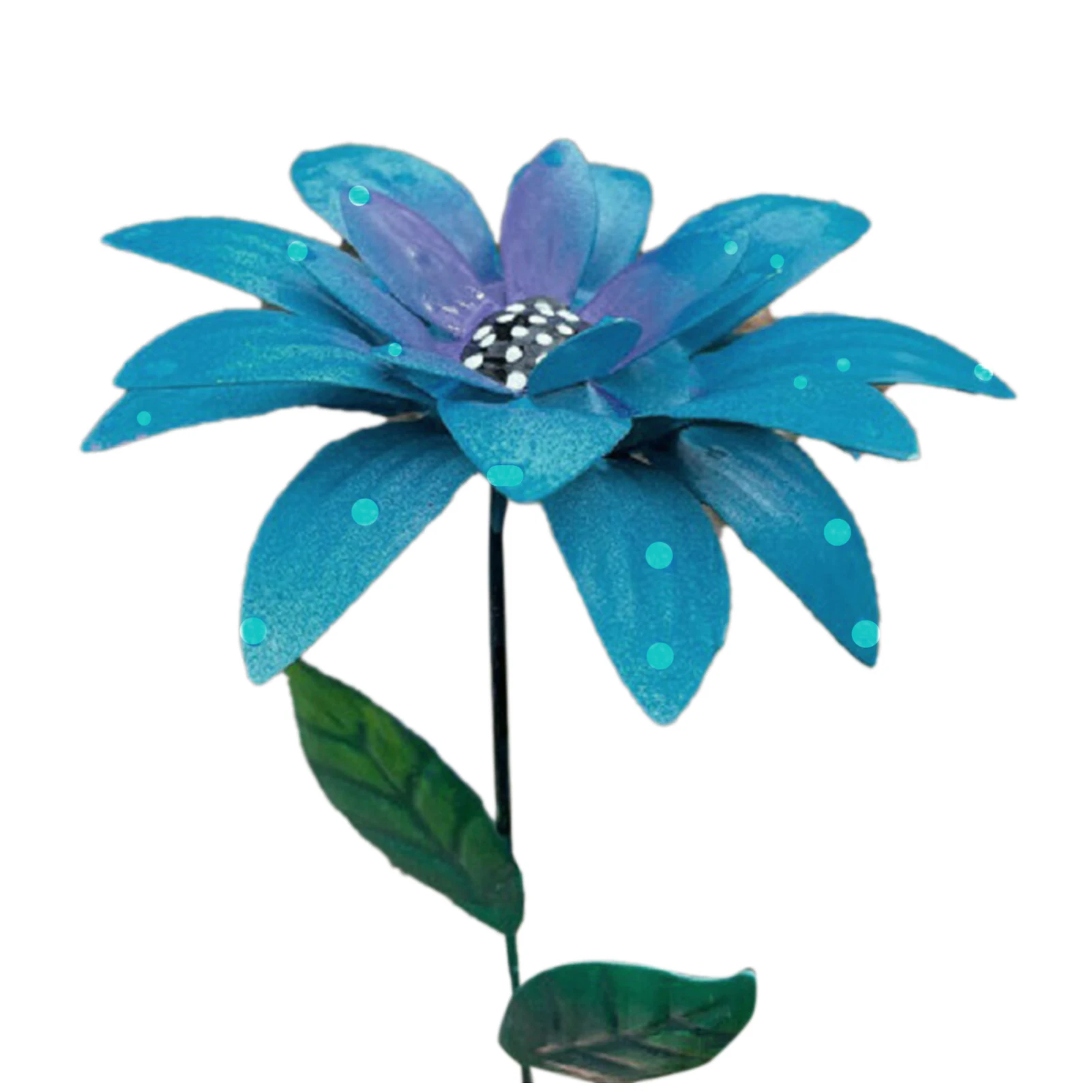 

Pathway Garden Stake Stick Yard Art Home Patio Gift Crafts Landscape Indoor Outdoor Metal Flower Lawn Decoration Ornament