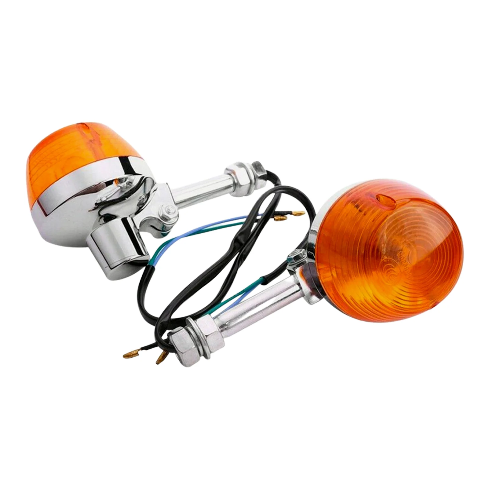 

Motorcycle Turn Signal Light 10mm Indicators Lamps Amber ForHonda XL100 C70 0 CT90 CB350 CM400 CB450 CB750 Flashers Blinkers