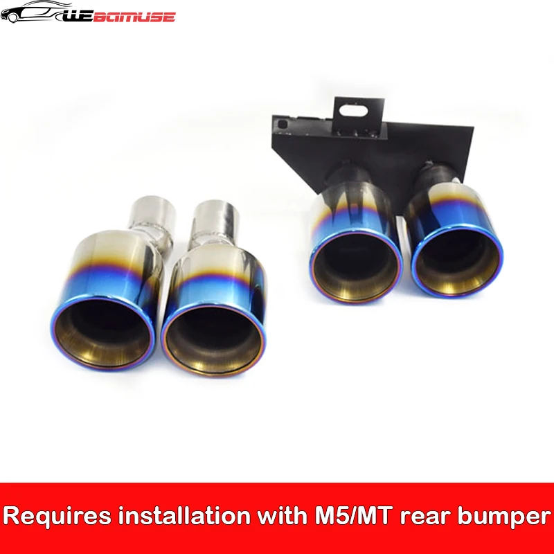 Четырехвыхлопная система для BMW F10 F11 F18 525i 520i 530i 523i 5 Series обновление бензиновой