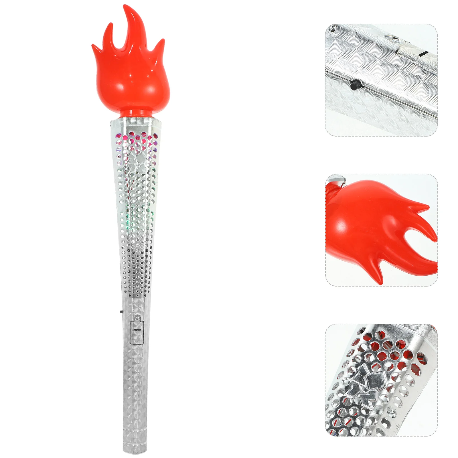 

Plastic Torch Toy Performance Torch Plaything Torch Toy Flame Ornaments Party Favor