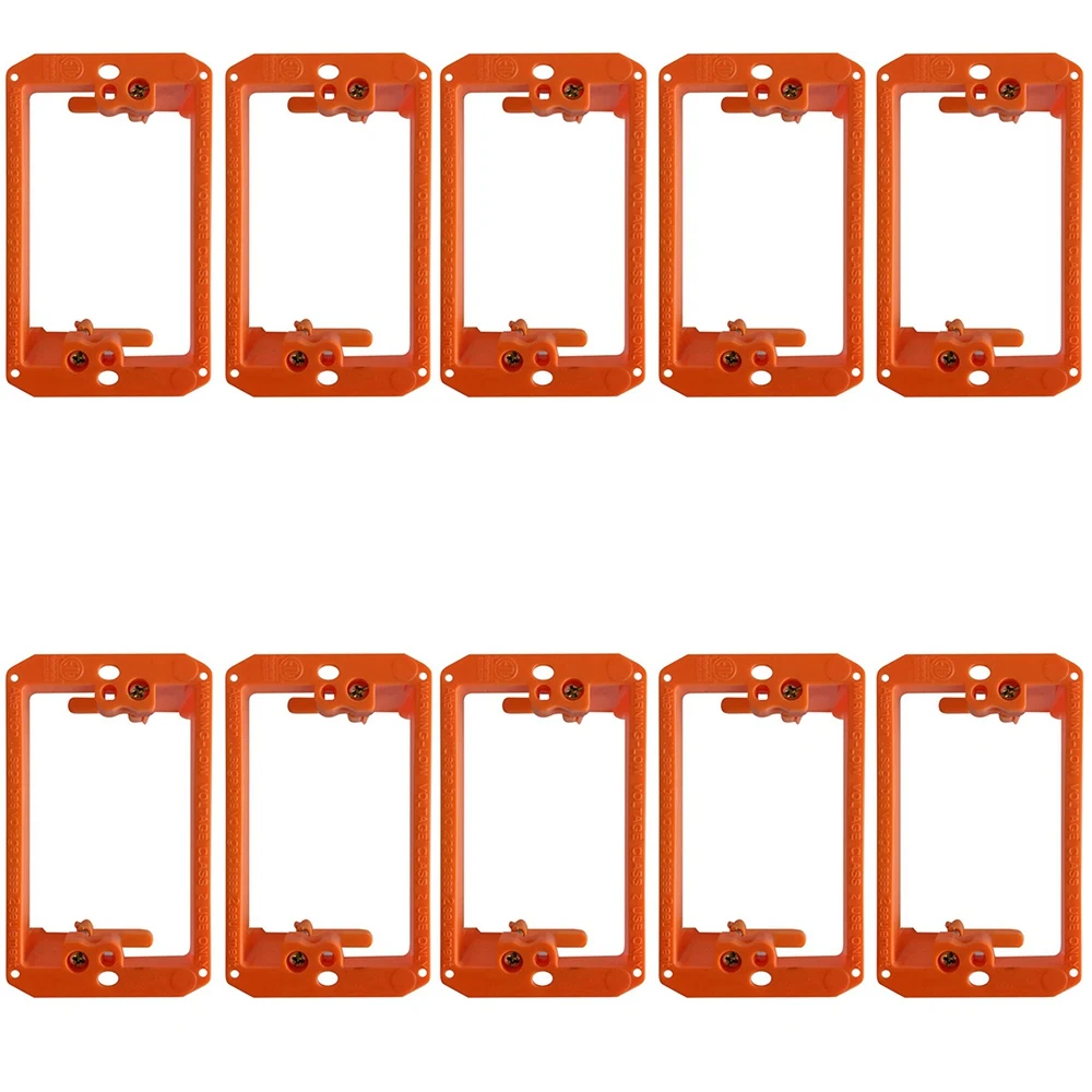 

Низковольтный Монтажный кронштейн, 1 комплект, многоцелевой кронштейн для настенного монтажа из гипсокартона-(одна группа, 10 шт. в упаковке)