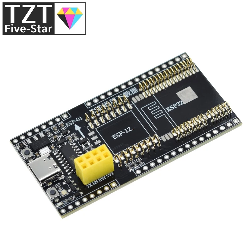 TZT ESP8266 ESP32-WROVER Макетная плата Тестовый программатор Загрузчик розетки для ESP-01 ESP01S