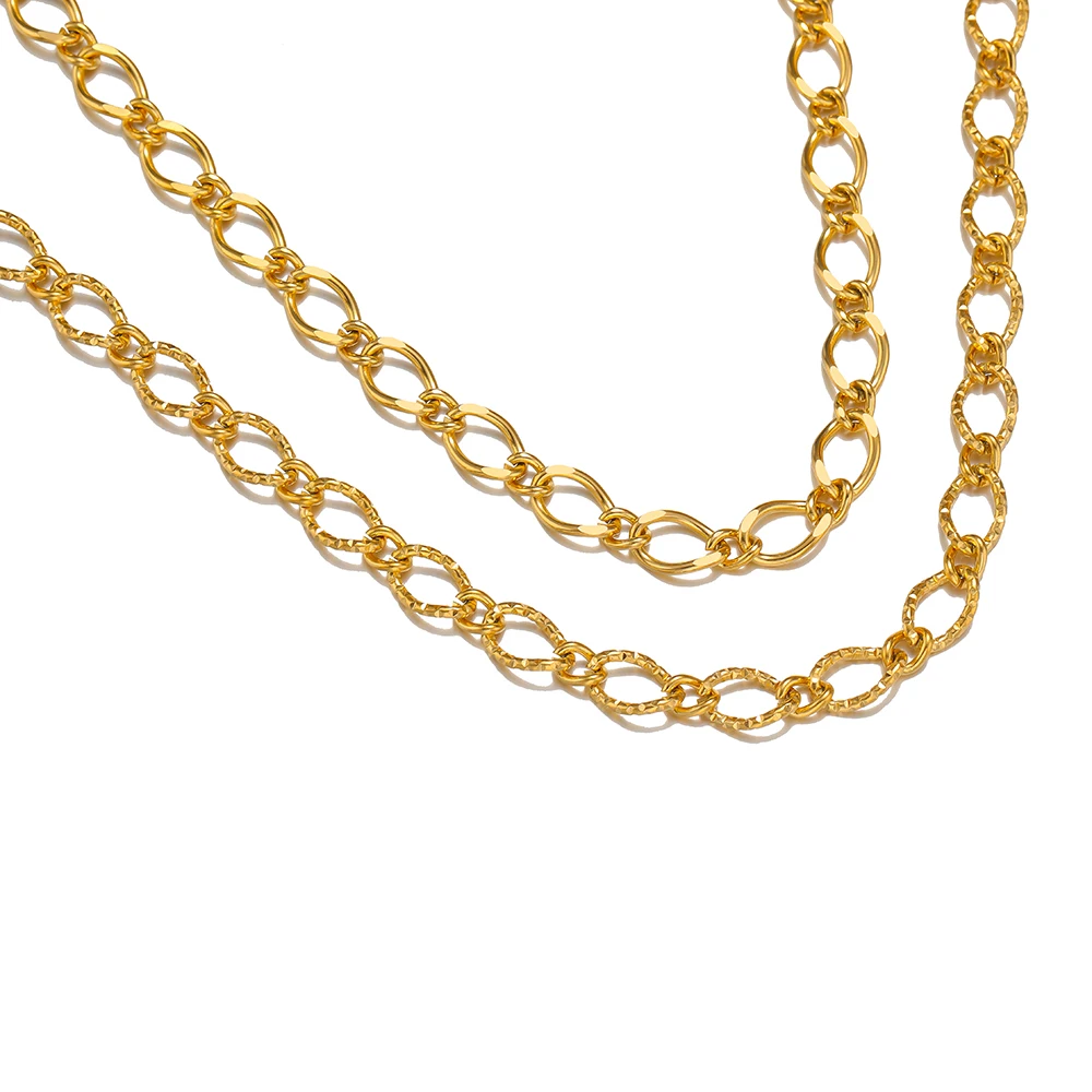 Длинная овальная цепочка из нержавеющей стали, 1 метр Длинная овальная цепочка из нержавеющей стали, 1 метр