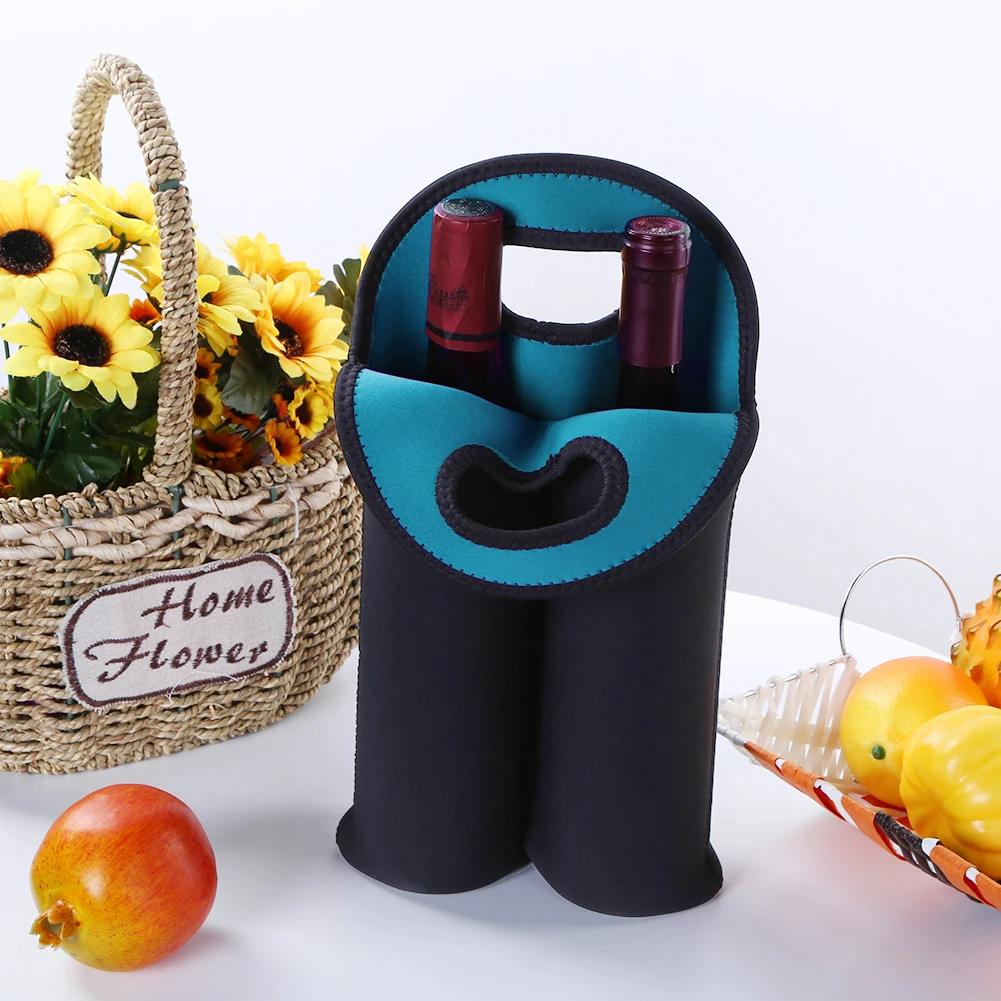 

Protective Insulated Wine Bag Cover Wine-bottle Bag Cover Neoprene Cooler Sleeve Holder Easy Carrying Durable Parts