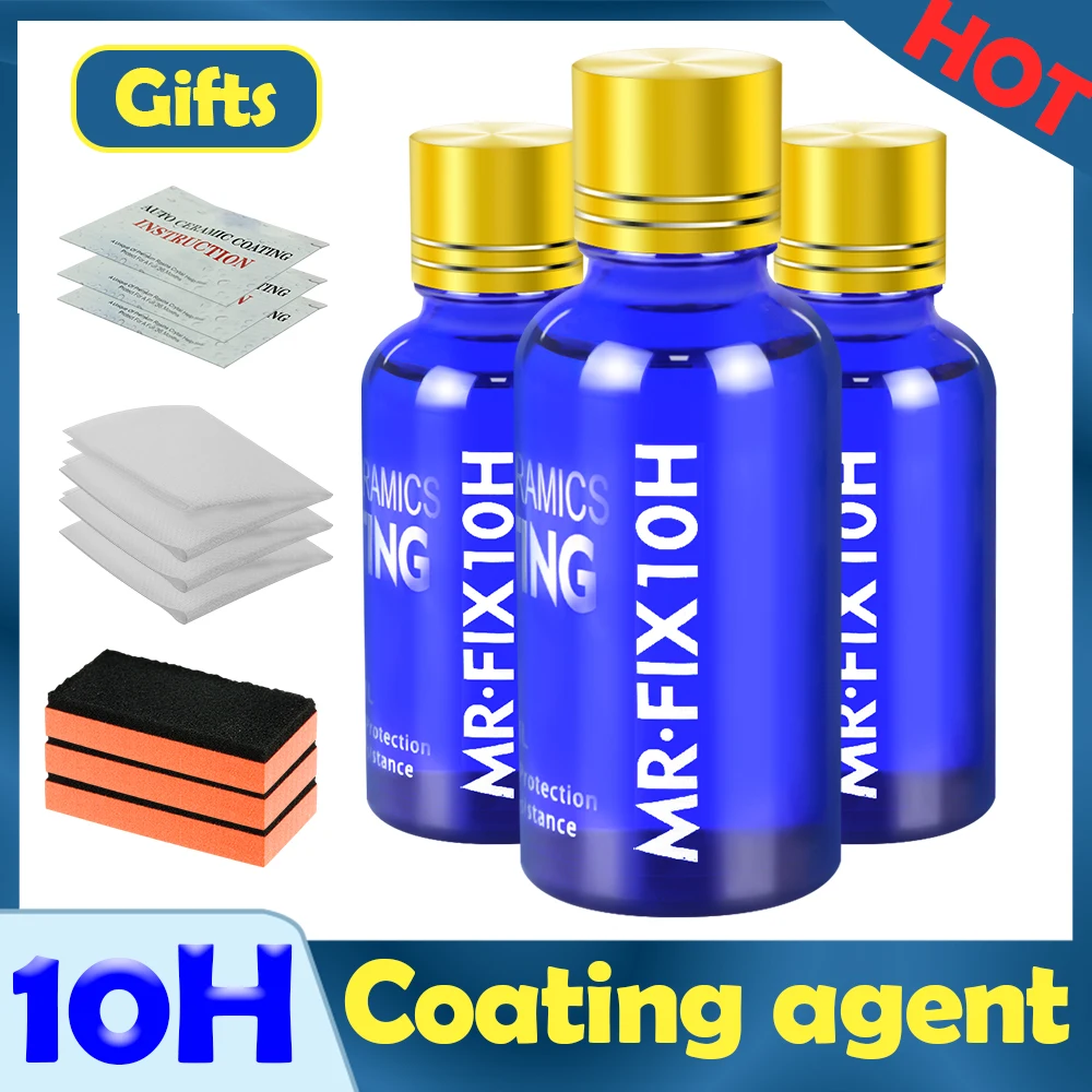 

3 шт., восковое гидрофобное покрытие 10H для полировки керамических покрытий