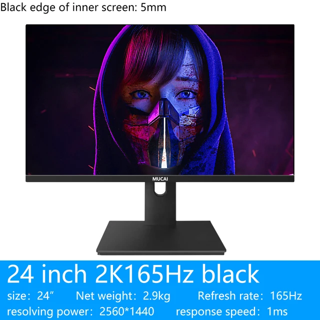 засветы медсестёр 24-дюймовый монитор MUCAI 2K165Hz PC IPS QHD 144Hz | AliExpress
