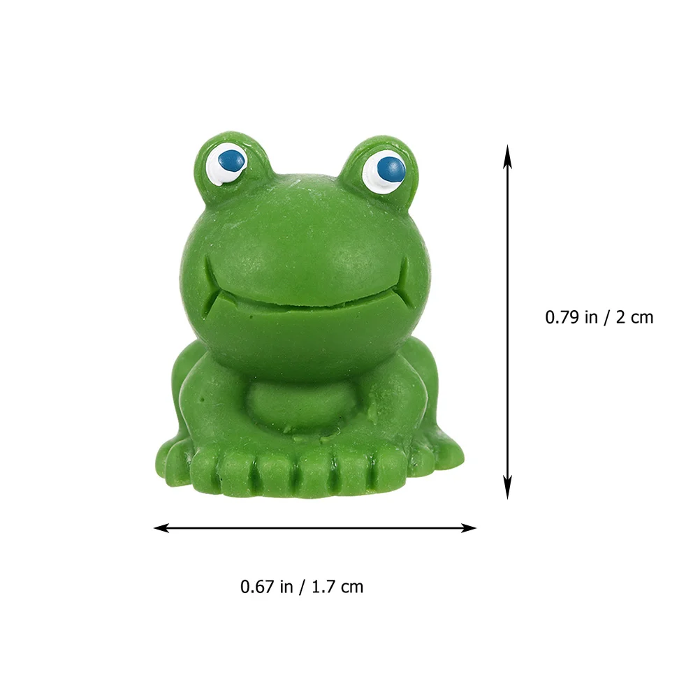 6 шт. горшки для растений лягушки ландшафтный дизайн украшения миниатюрные
